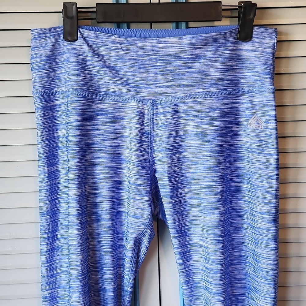 Final Sale RBX Women’s Blue Workout Ankle Pants - Picture 3 of 13